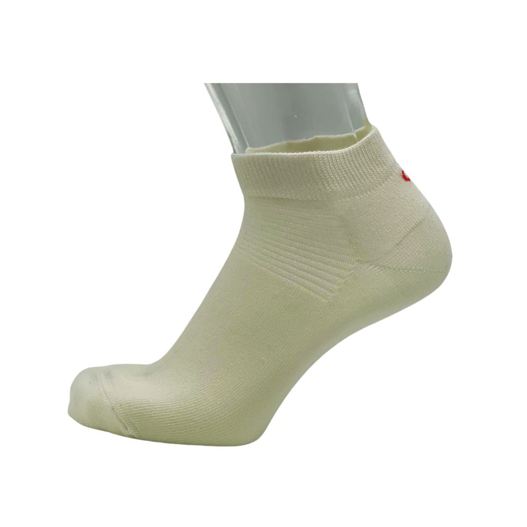 Lilläng Bambu Strumpa Ankel Offwhite