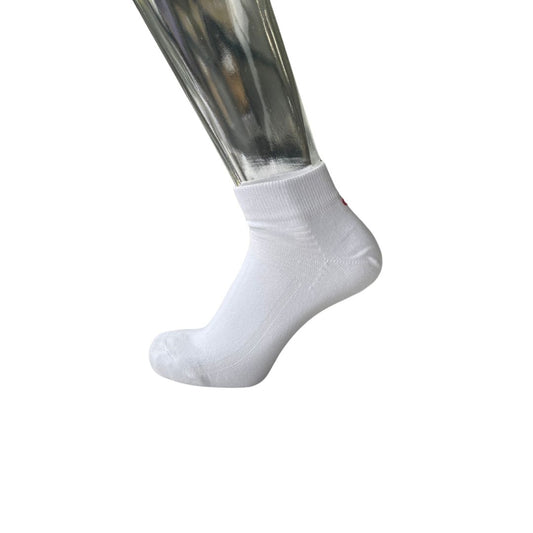 Ankelstrumpa i Bomull Vit
