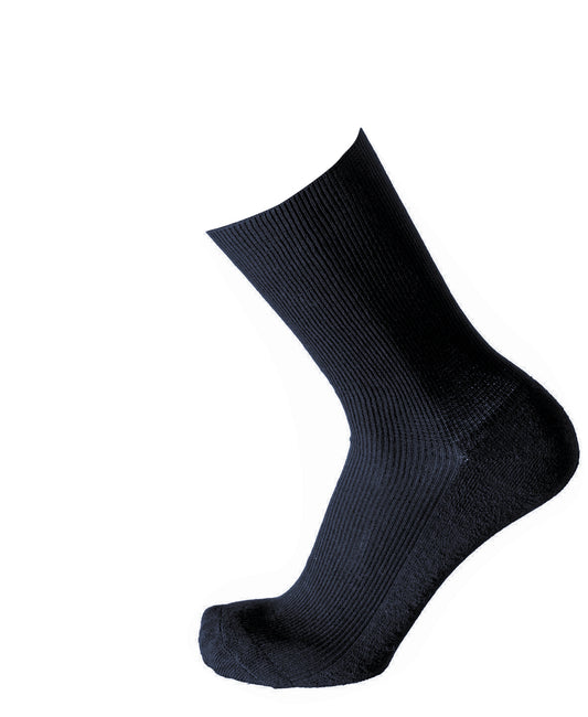 Bomullstrumpa med Frottésula, Färg Marin