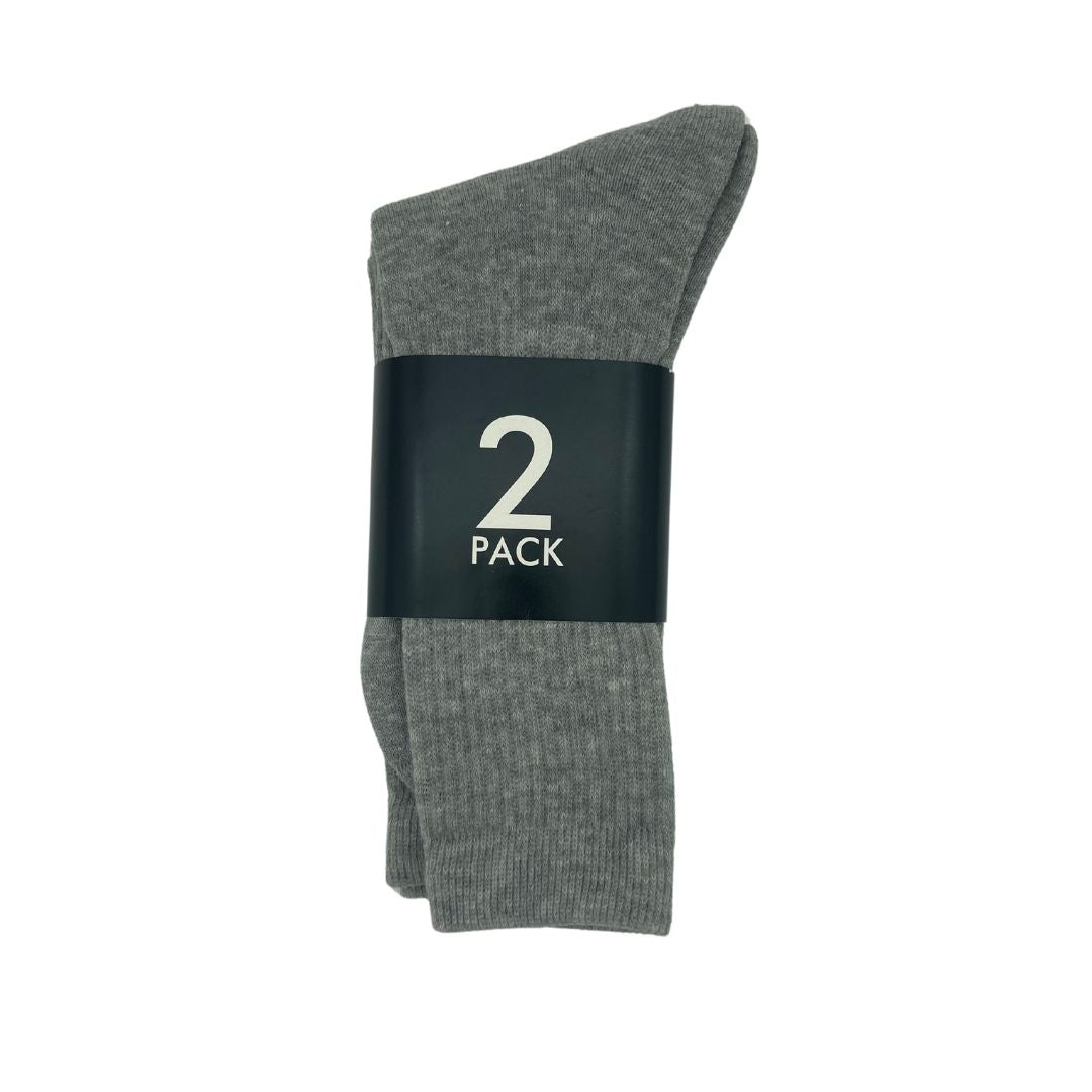 Tennisstrumpa 2-pack Grå