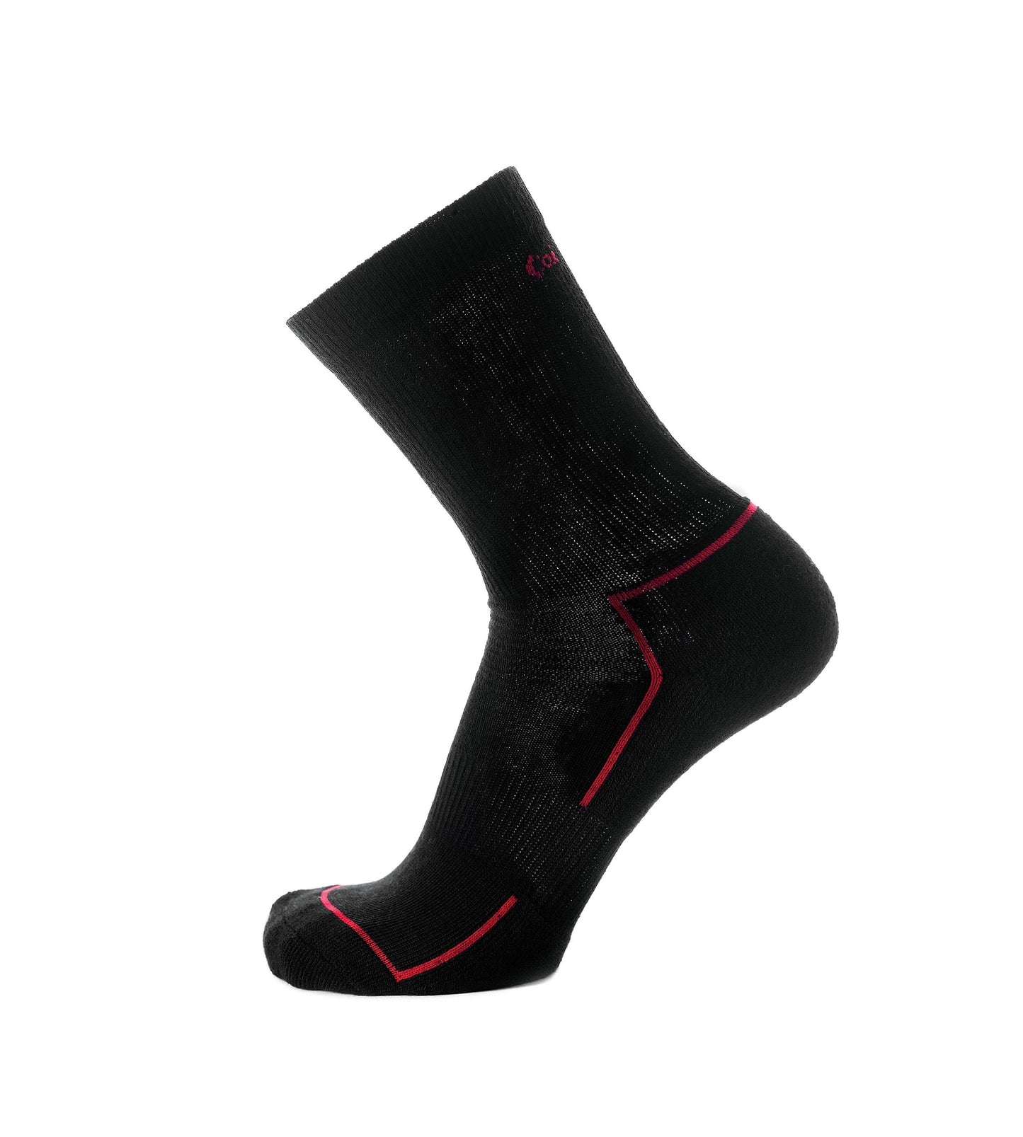 Bygget Coolmax/Ullstrumpa Svart